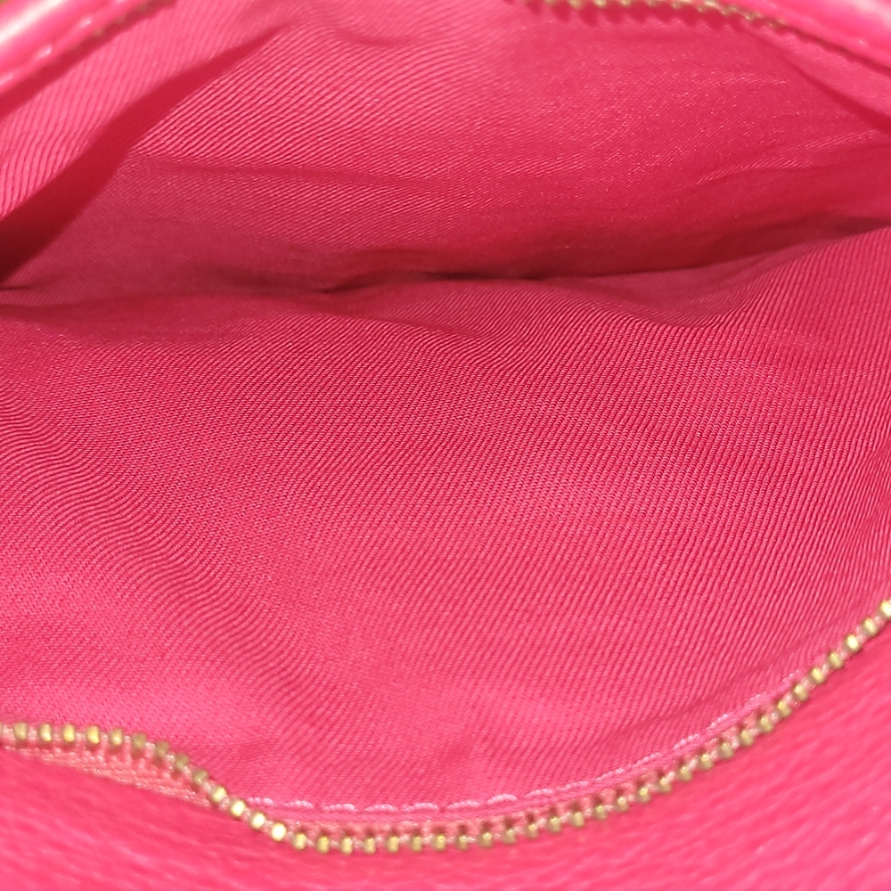 NWT Fossil Pink Pebble Leather/ Cowhide Crossbody/Shoulder Bag Adjustable Strap - Picture 13 of 16